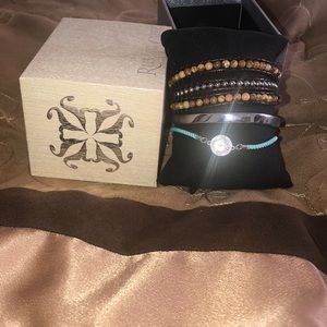 Rustic Cuff of the month set